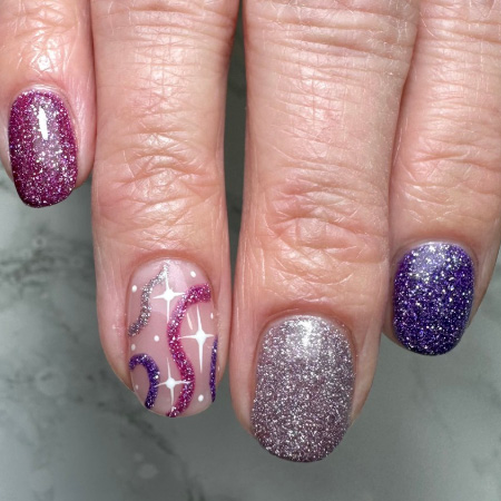 Nail art design by Lisa Nicol