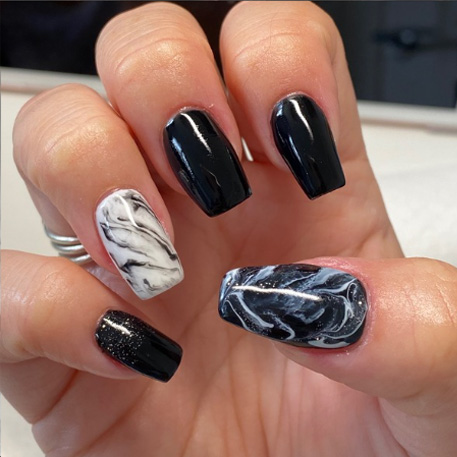 Nail art design by Lisa Nicol