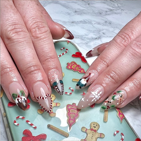 Latest nail art on Instagram