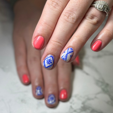 Nail art design by Lisa Nicol